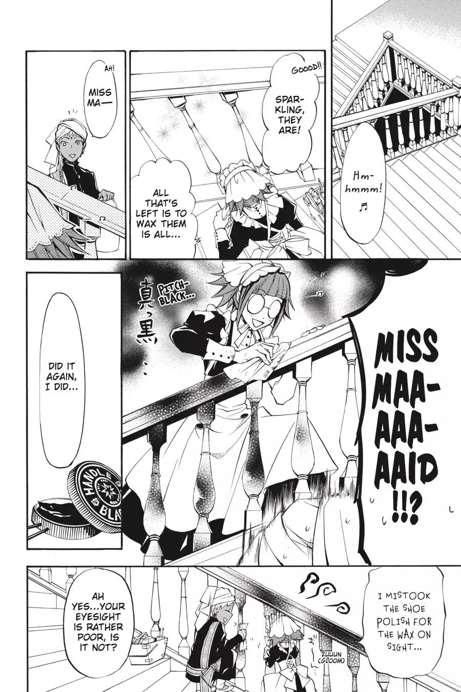 Kuroshitsuji Chapter 23 page 14 - Chapter 23: At midnight: The Butler, Agitated