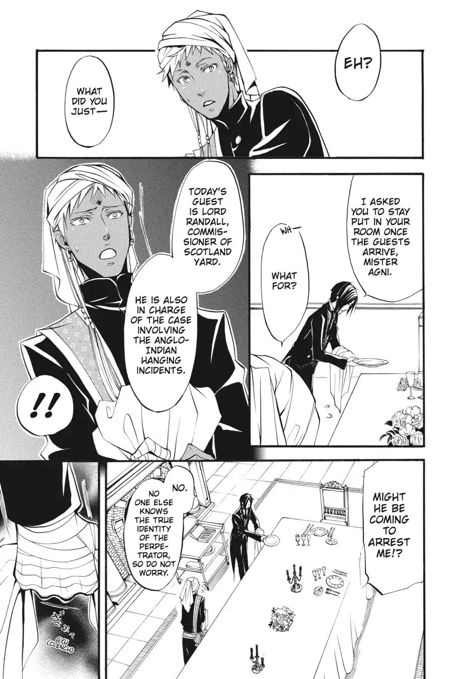 Kuroshitsuji Chapter 23 page 17 - Chapter 23: At midnight: The Butler, Agitated