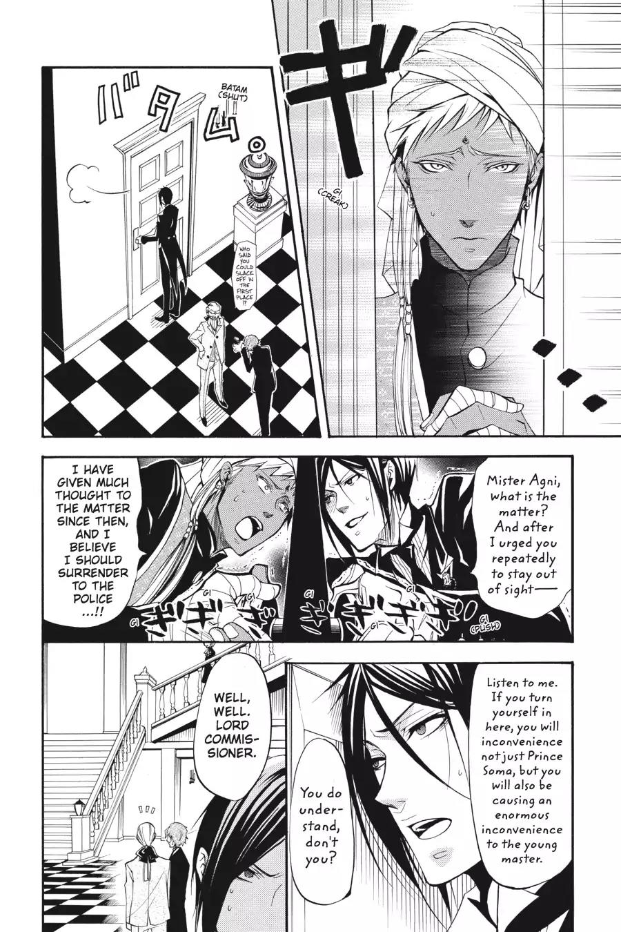 Kuroshitsuji Chapter 23 page 20 - Chapter 23: At midnight: The Butler, Agitated