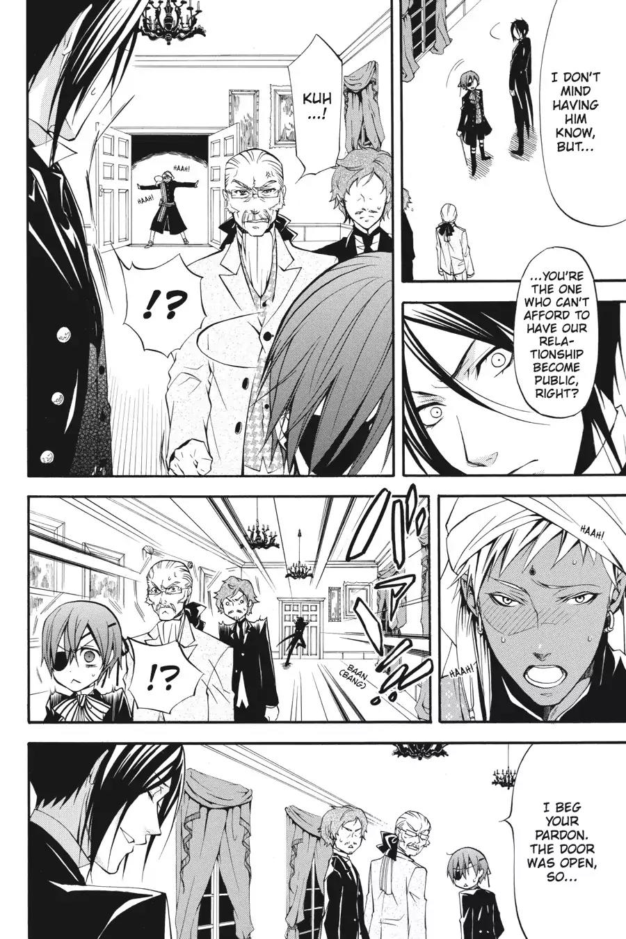 Kuroshitsuji Chapter 23 page 22 - Chapter 23: At midnight: The Butler, Agitated