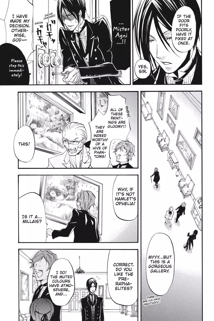 Kuroshitsuji Chapter 23 page 23 - Chapter 23: At midnight: The Butler, Agitated