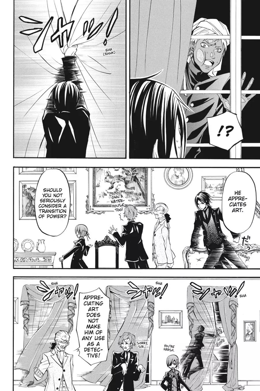 Kuroshitsuji Chapter 23 page 24 - Chapter 23: At midnight: The Butler, Agitated