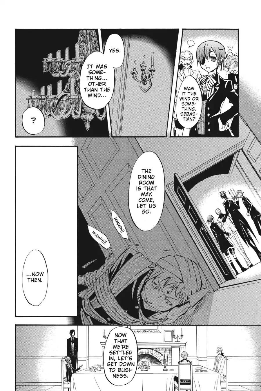 Kuroshitsuji Chapter 23 page 28 - Chapter 23: At midnight: The Butler, Agitated