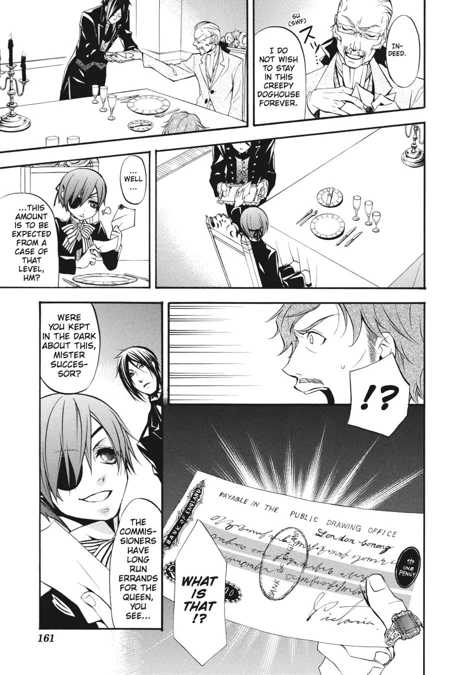 Kuroshitsuji Chapter 23 page 29 - Chapter 23: At midnight: The Butler, Agitated