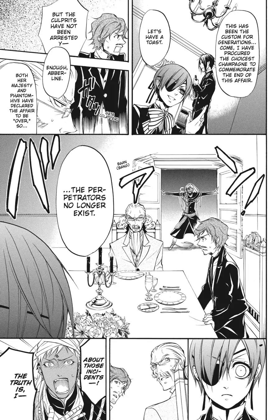 Kuroshitsuji Chapter 23 page 31 - Chapter 23: At midnight: The Butler, Agitated