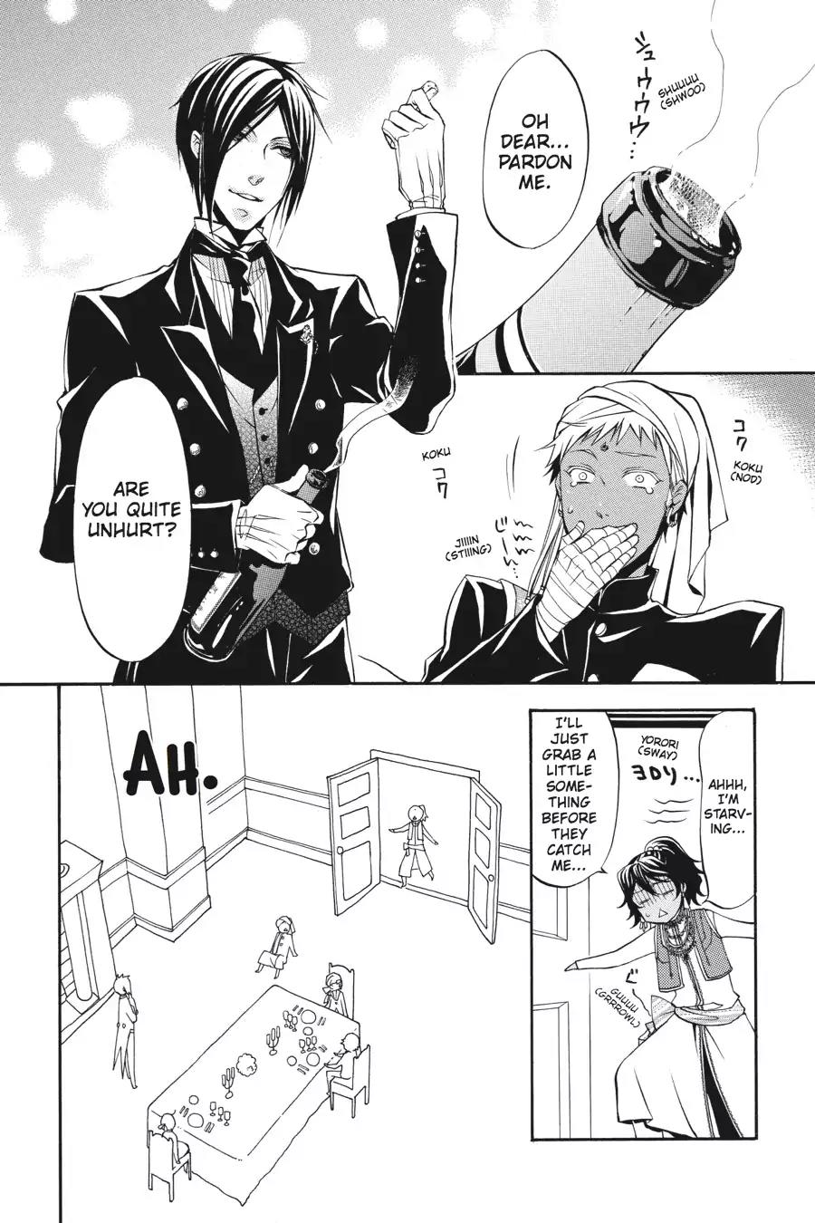 Kuroshitsuji Chapter 23 page 34 - Chapter 23: At midnight: The Butler, Agitated