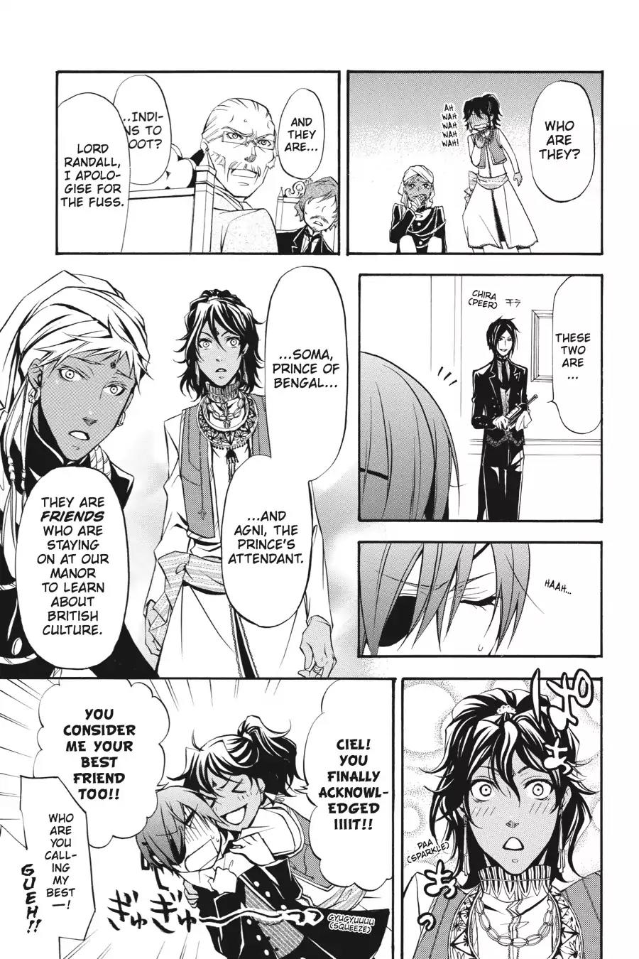 Kuroshitsuji Chapter 23 page 35 - Chapter 23: At midnight: The Butler, Agitated