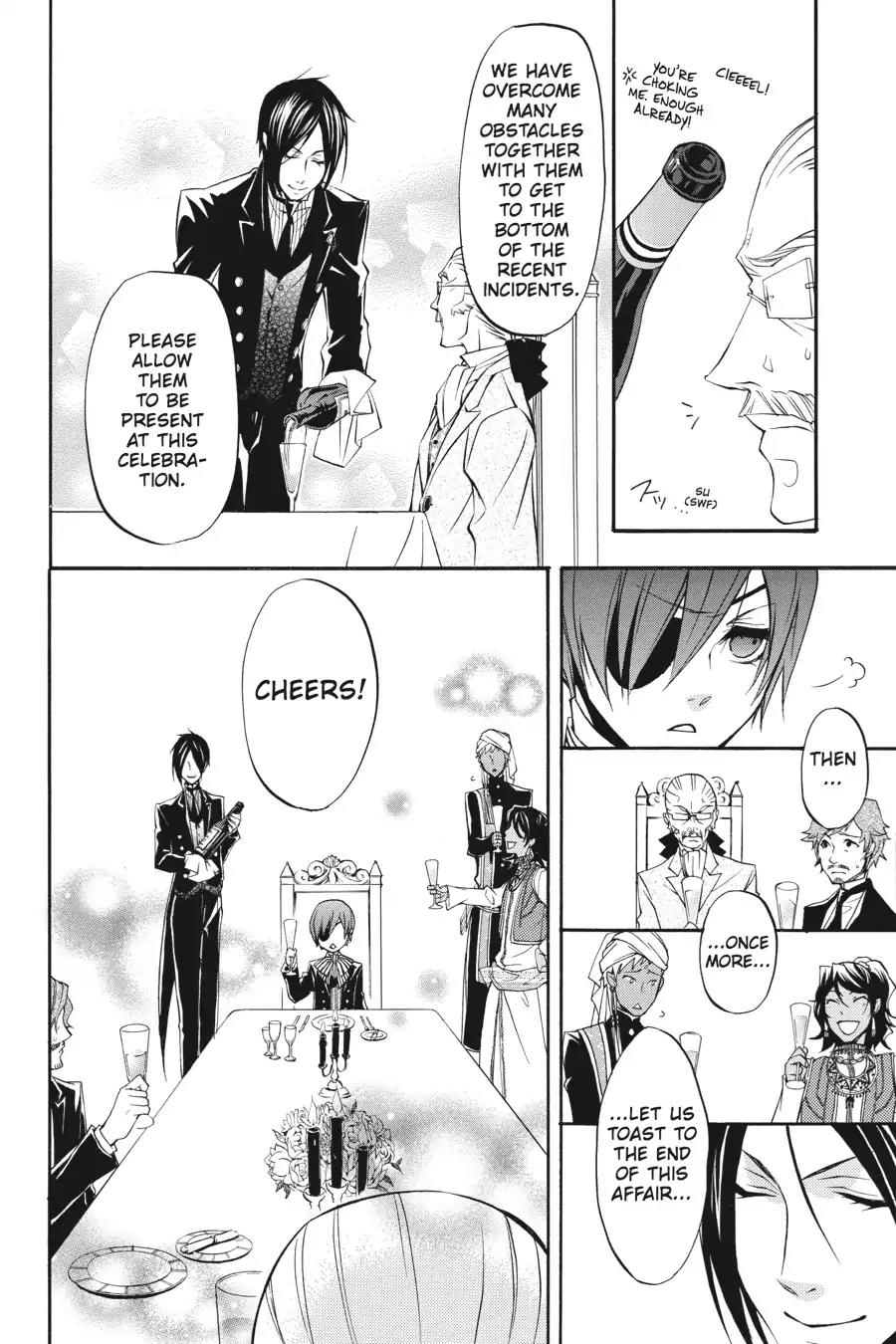 Kuroshitsuji Chapter 23 page 36 - Chapter 23: At midnight: The Butler, Agitated
