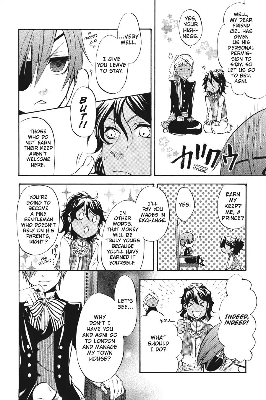 Kuroshitsuji Chapter 23 page 38 - Chapter 23: At midnight: The Butler, Agitated