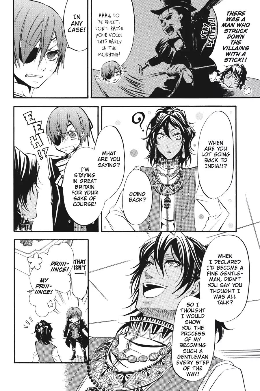 Kuroshitsuji Chapter 23 page 4 - Chapter 23: At midnight: The Butler, Agitated