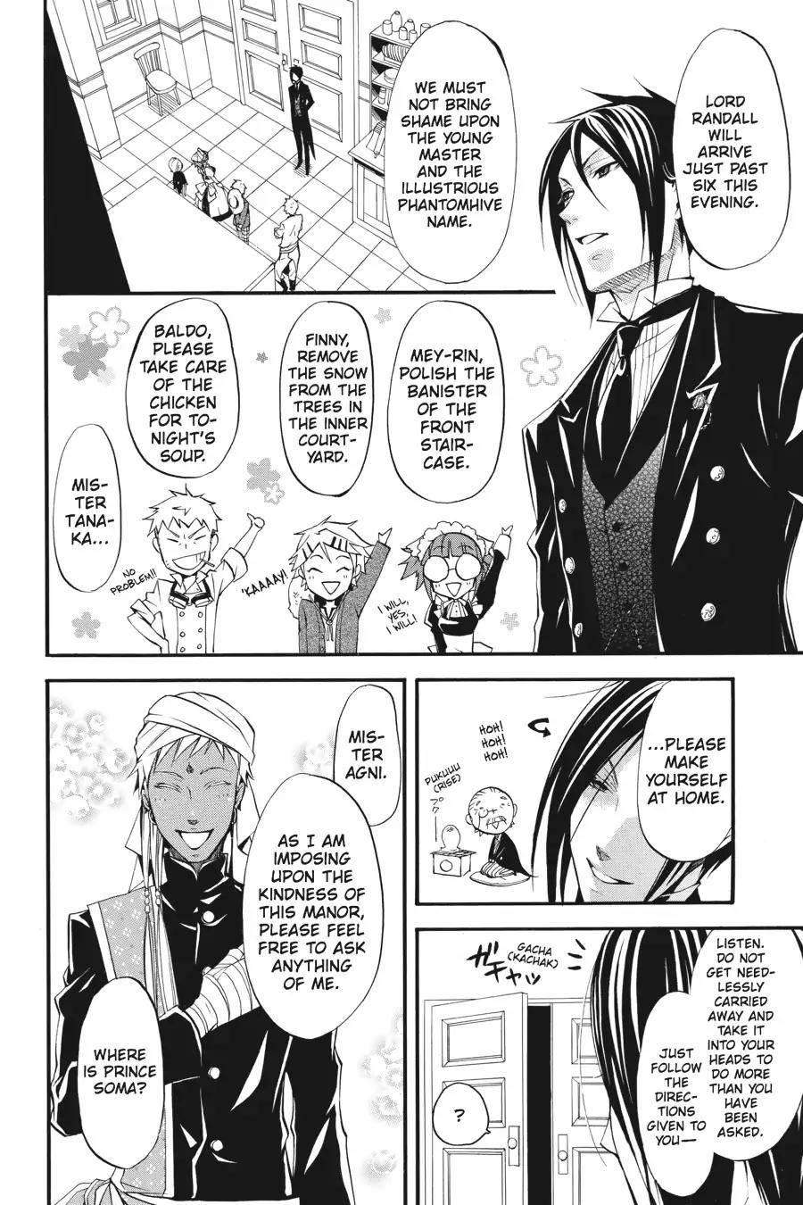 Kuroshitsuji Chapter 23 page 6 - Chapter 23: At midnight: The Butler, Agitated