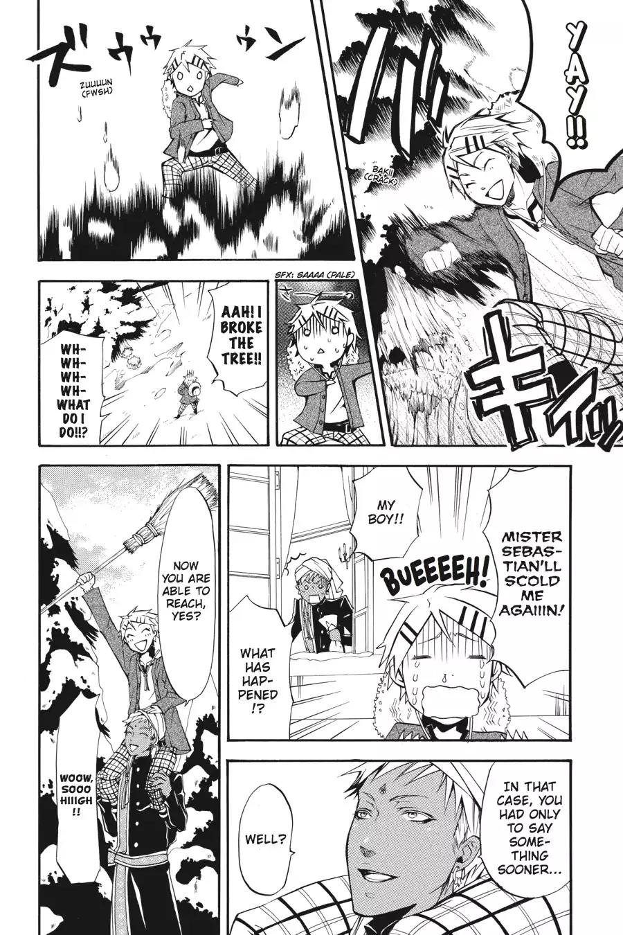 Kuroshitsuji Chapter 23 page 8 - Chapter 23: At midnight: The Butler, Agitated