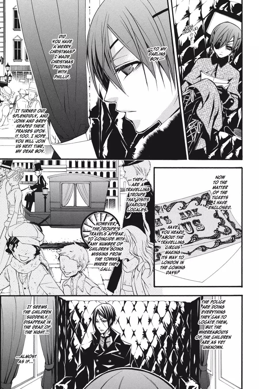 Kuroshitsuji Chapter 24 page 10 - Chapter 24: In the morning: The Butler, Onstage