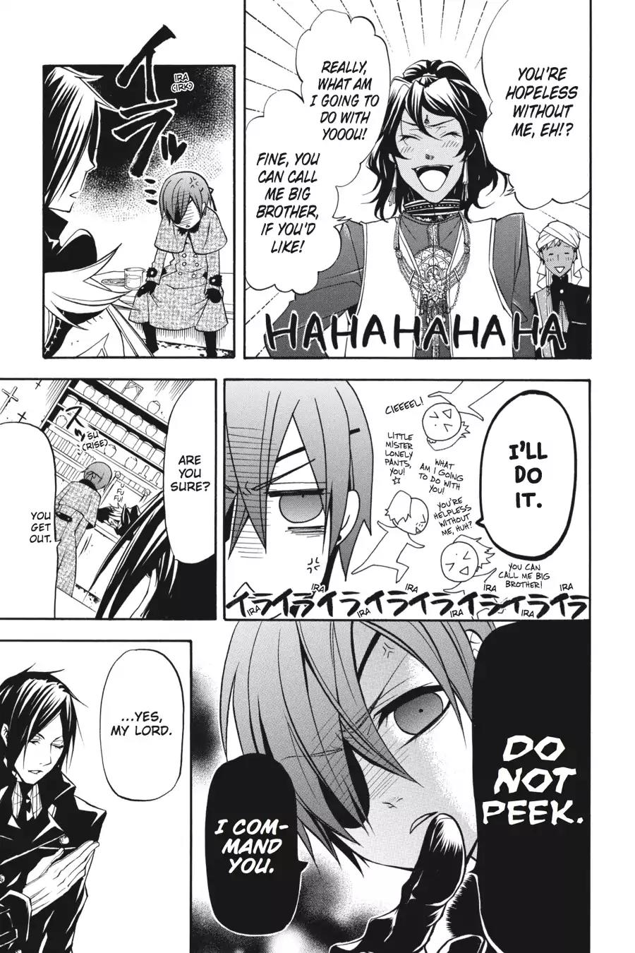 Kuroshitsuji Chapter 24 page 16 - Chapter 24: In the morning: The Butler, Onstage