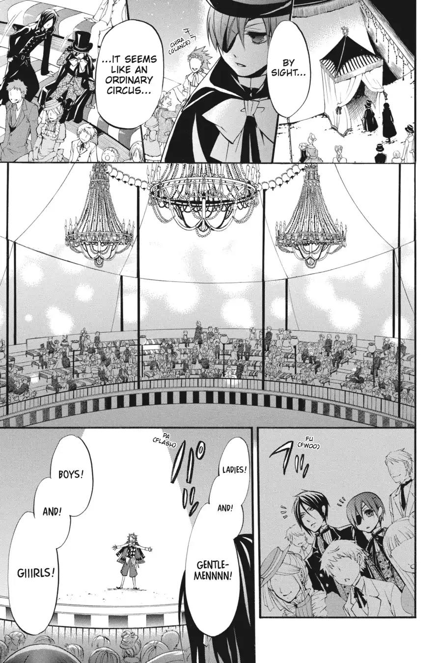 Kuroshitsuji Chapter 24 page 22 - Chapter 24: In the morning: The Butler, Onstage