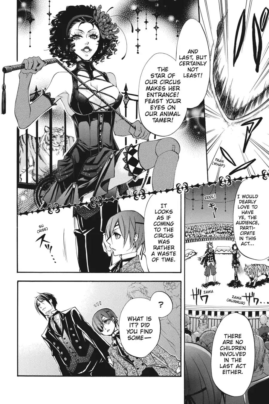 Kuroshitsuji Chapter 24 page 27 - Chapter 24: In the morning: The Butler, Onstage