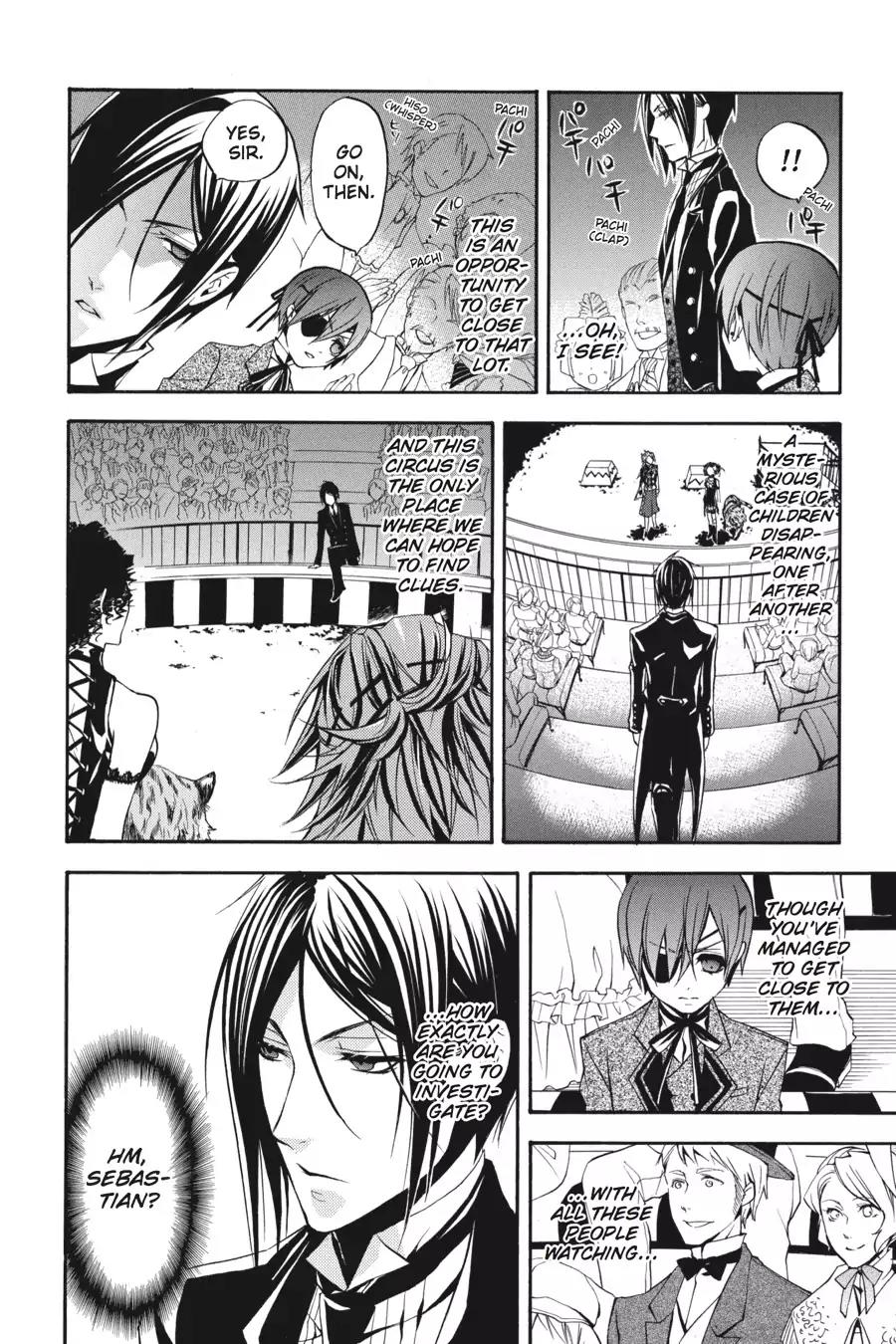 Kuroshitsuji Chapter 24 page 29 - Chapter 24: In the morning: The Butler, Onstage