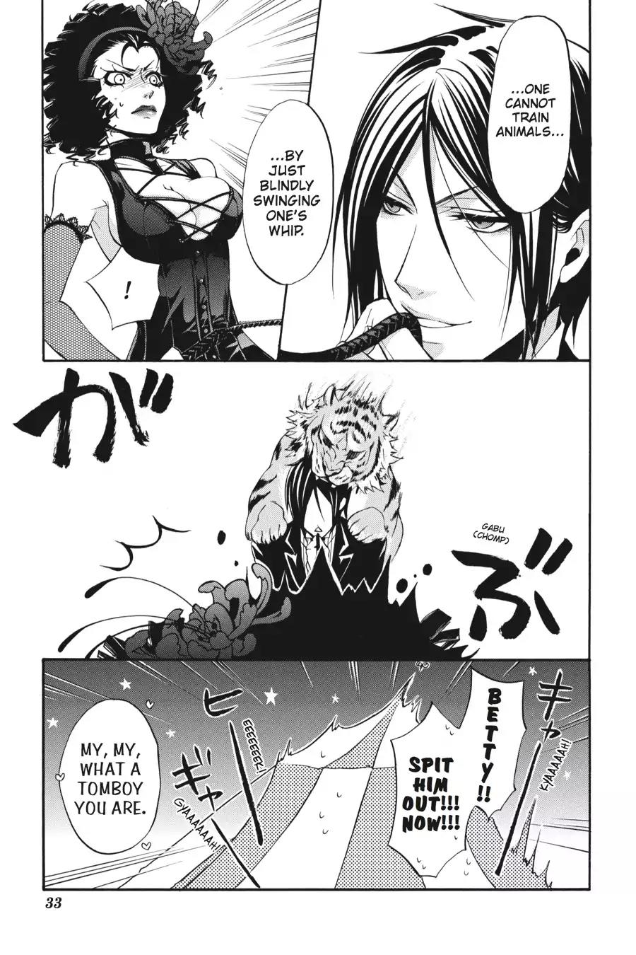 Kuroshitsuji Chapter 24 page 34 - Chapter 24: In the morning: The Butler, Onstage