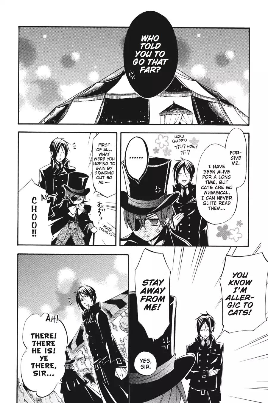 Kuroshitsuji Chapter 24 page 35 - Chapter 24: In the morning: The Butler, Onstage