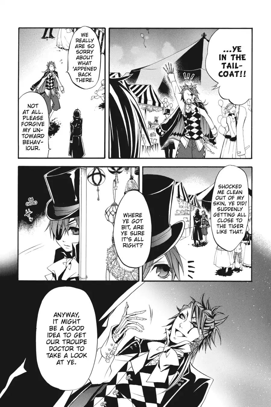 Kuroshitsuji Chapter 24 page 36 - Chapter 24: In the morning: The Butler, Onstage
