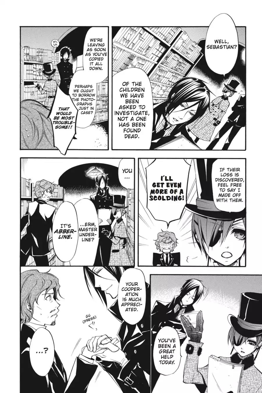 Kuroshitsuji Chapter 24 page 7 - Chapter 24: In the morning: The Butler, Onstage