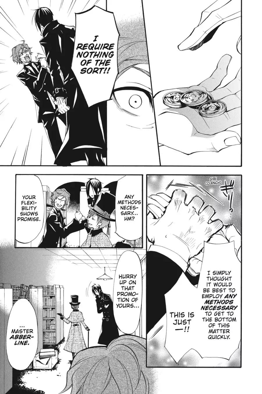 Kuroshitsuji Chapter 24 page 8 - Chapter 24: In the morning: The Butler, Onstage