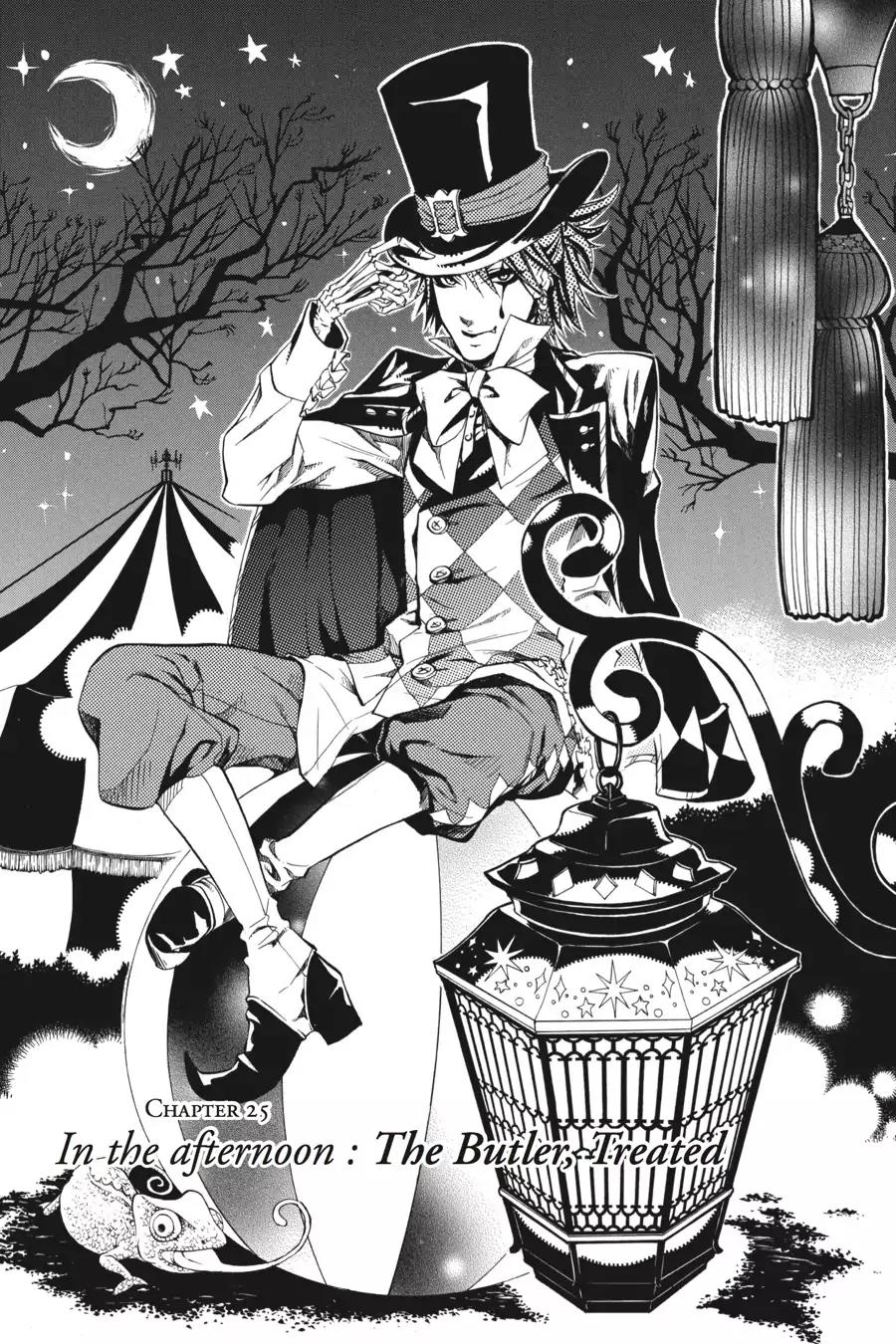 Kuroshitsuji Chapter 25 page 1 - Chapter 25: In the afternoon: The Butler, Treated
