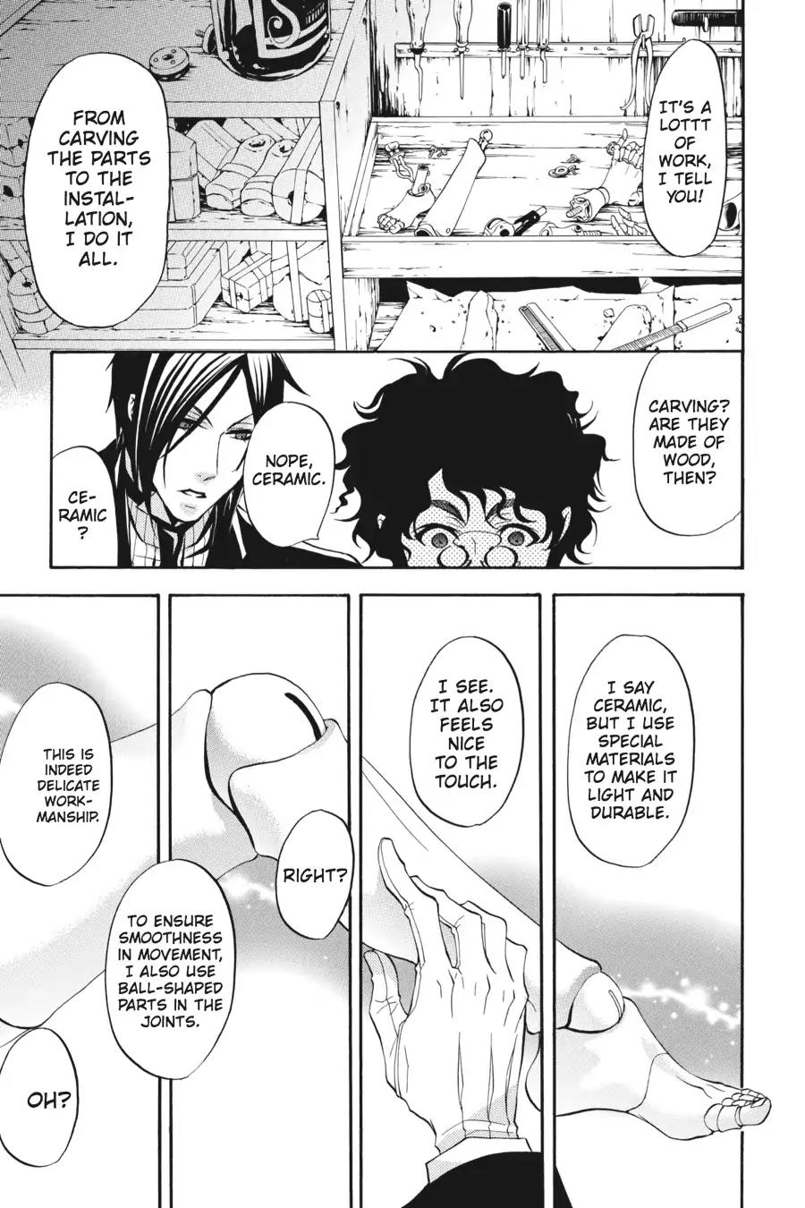 Kuroshitsuji Chapter 25 page 11 - Chapter 25: In the afternoon: The Butler, Treated