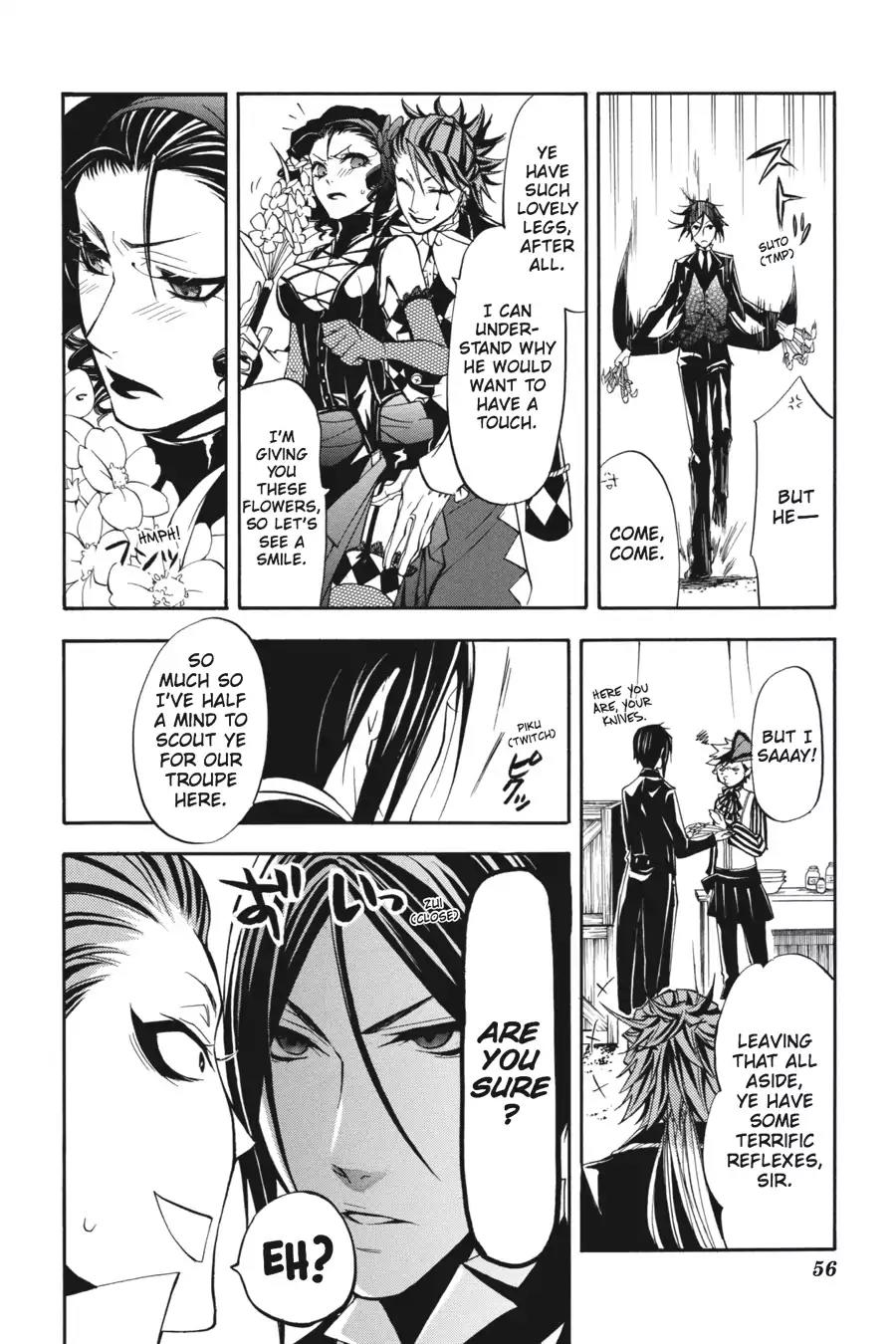 Kuroshitsuji Chapter 25 page 18 - Chapter 25: In the afternoon: The Butler, Treated