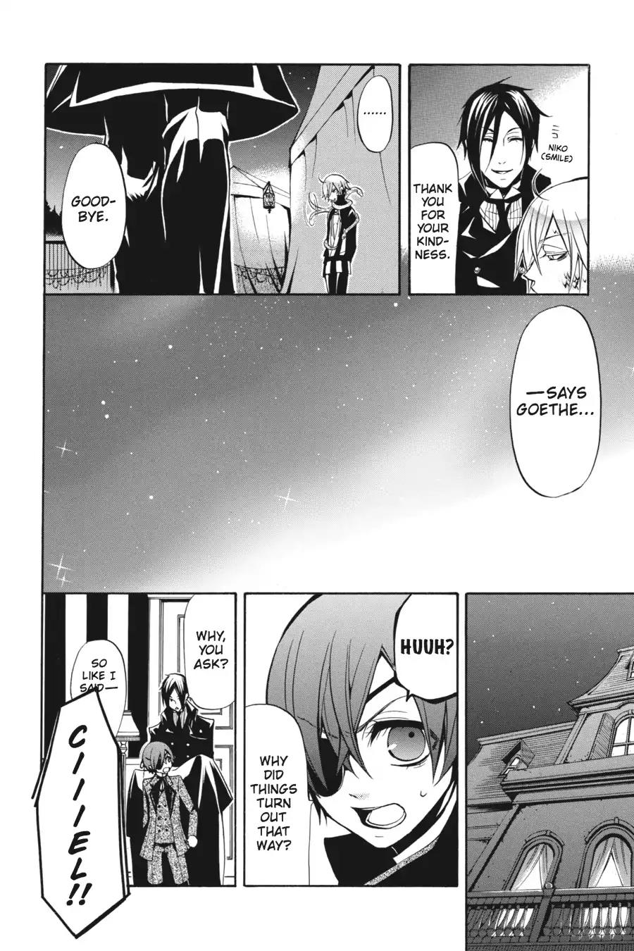 Kuroshitsuji Chapter 25 page 24 - Chapter 25: In the afternoon: The Butler, Treated