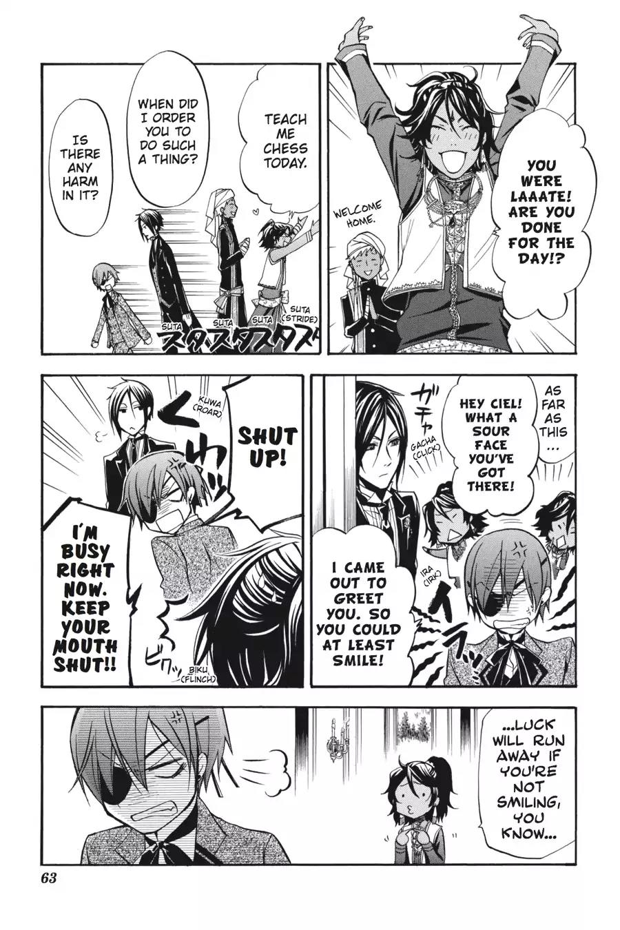 Kuroshitsuji Chapter 25 page 25 - Chapter 25: In the afternoon: The Butler, Treated