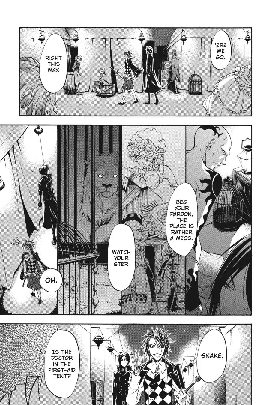 Kuroshitsuji Chapter 25 page 3 - Chapter 25: In the afternoon: The Butler, Treated