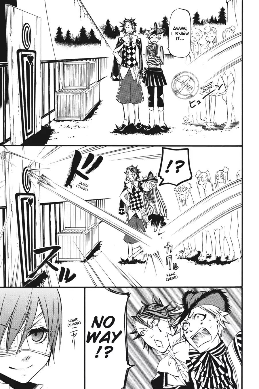 Kuroshitsuji Chapter 25 page 31 - Chapter 25: In the afternoon: The Butler, Treated