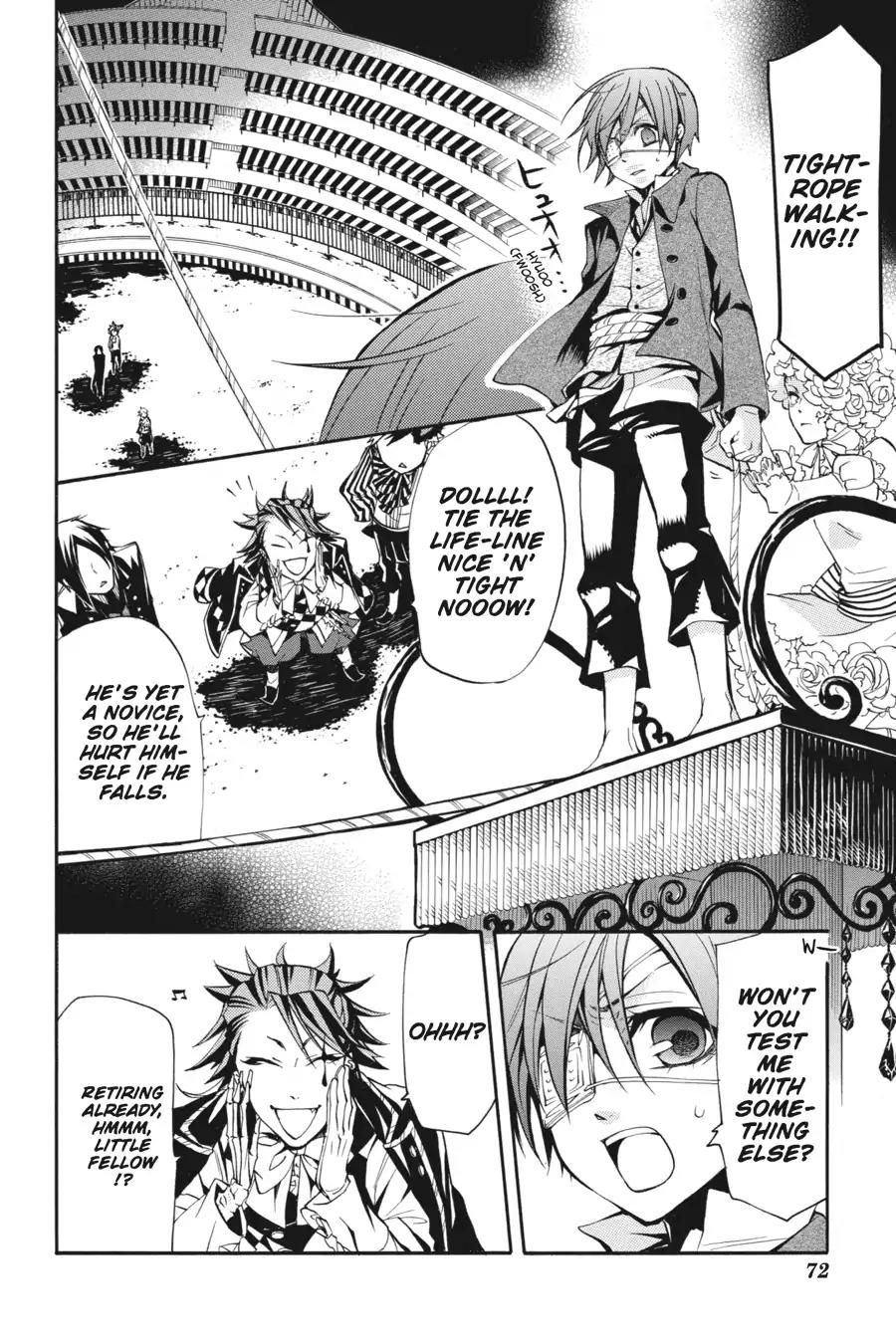 Kuroshitsuji Chapter 25 page 34 - Chapter 25: In the afternoon: The Butler, Treated