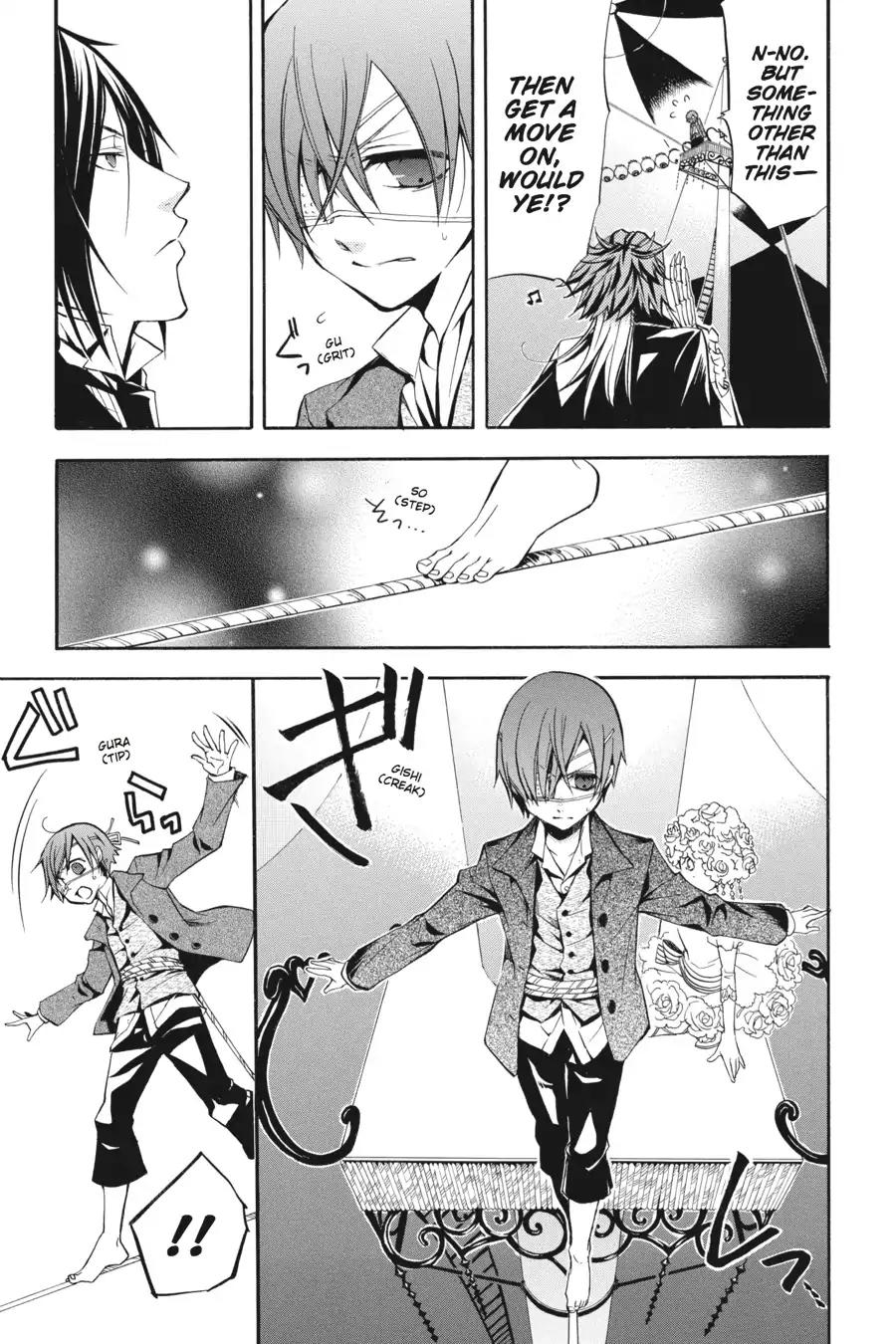 Kuroshitsuji Chapter 25 page 35 - Chapter 25: In the afternoon: The Butler, Treated