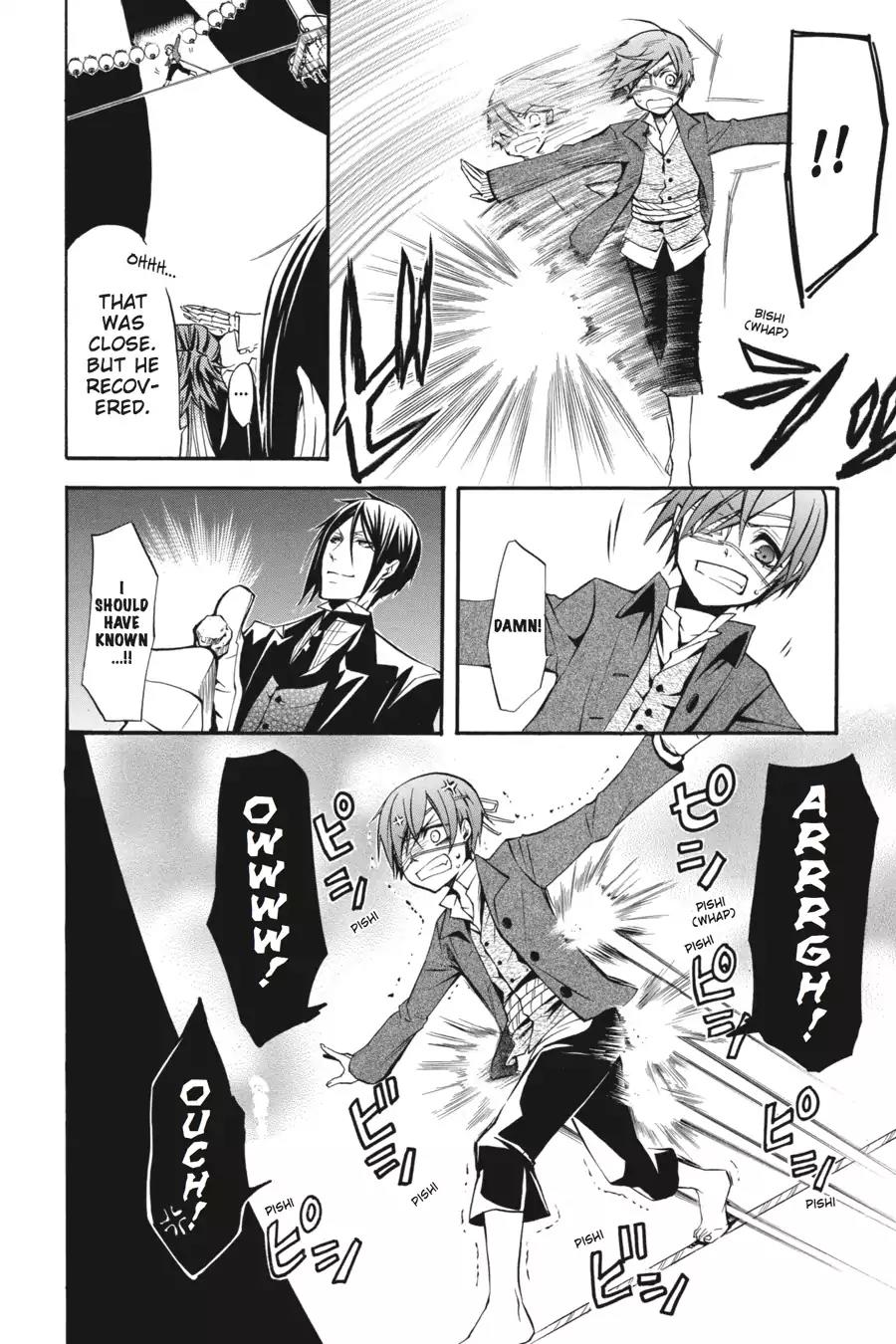 Kuroshitsuji Chapter 25 page 36 - Chapter 25: In the afternoon: The Butler, Treated