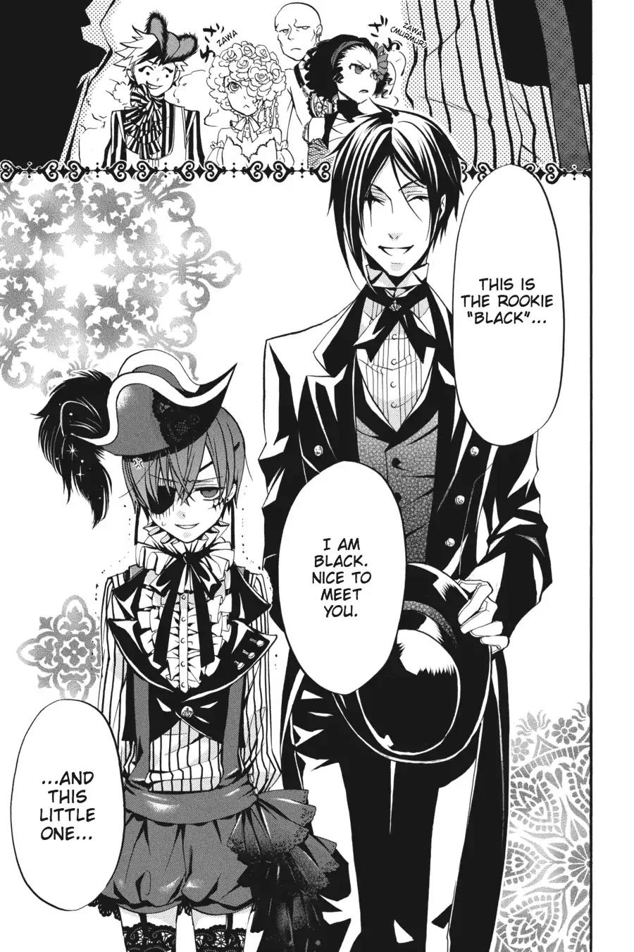 Kuroshitsuji Chapter 25 page 39 - Chapter 25: In the afternoon: The Butler, Treated