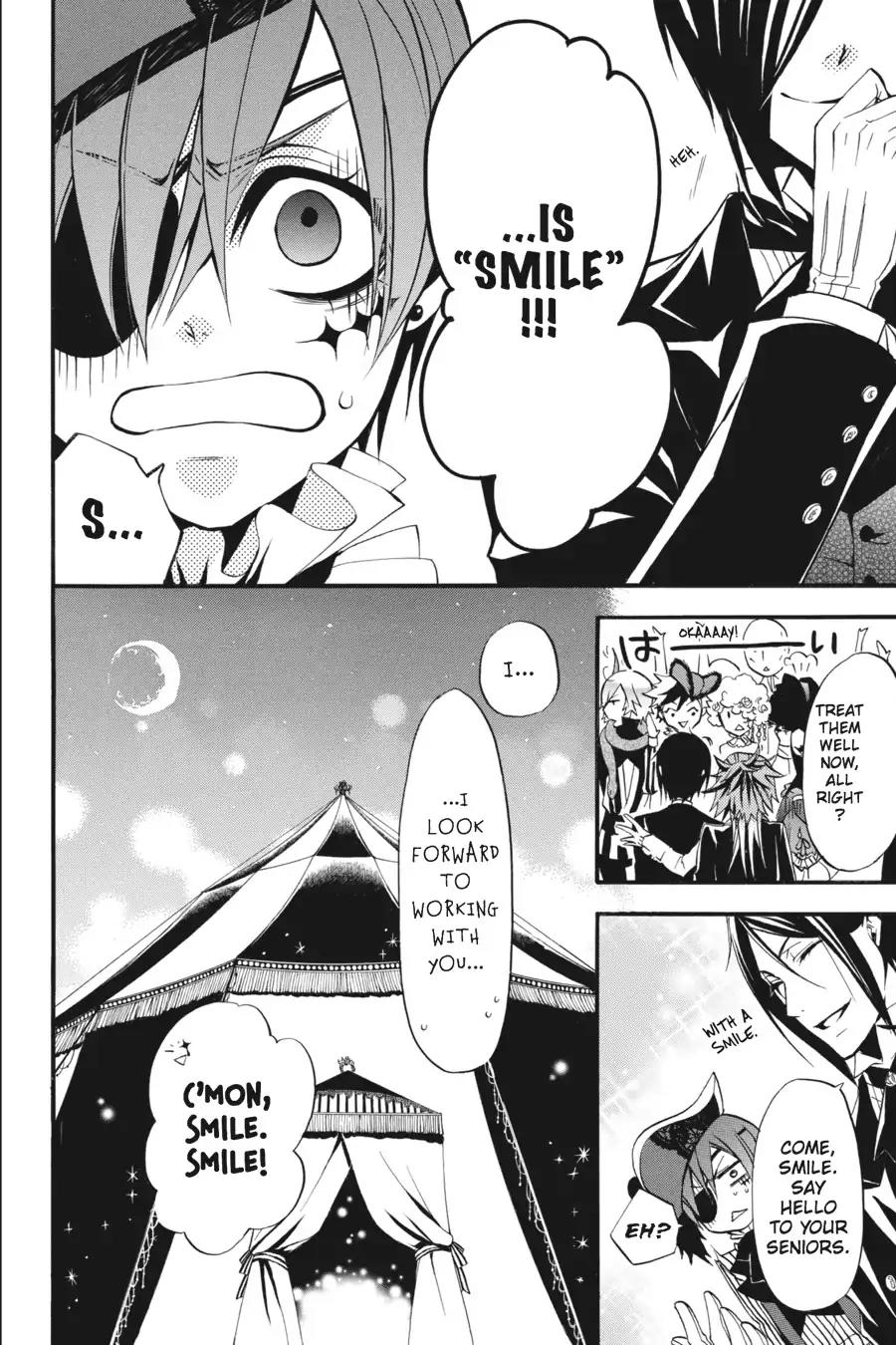 Kuroshitsuji Chapter 25 page 40 - Chapter 25: In the afternoon: The Butler, Treated