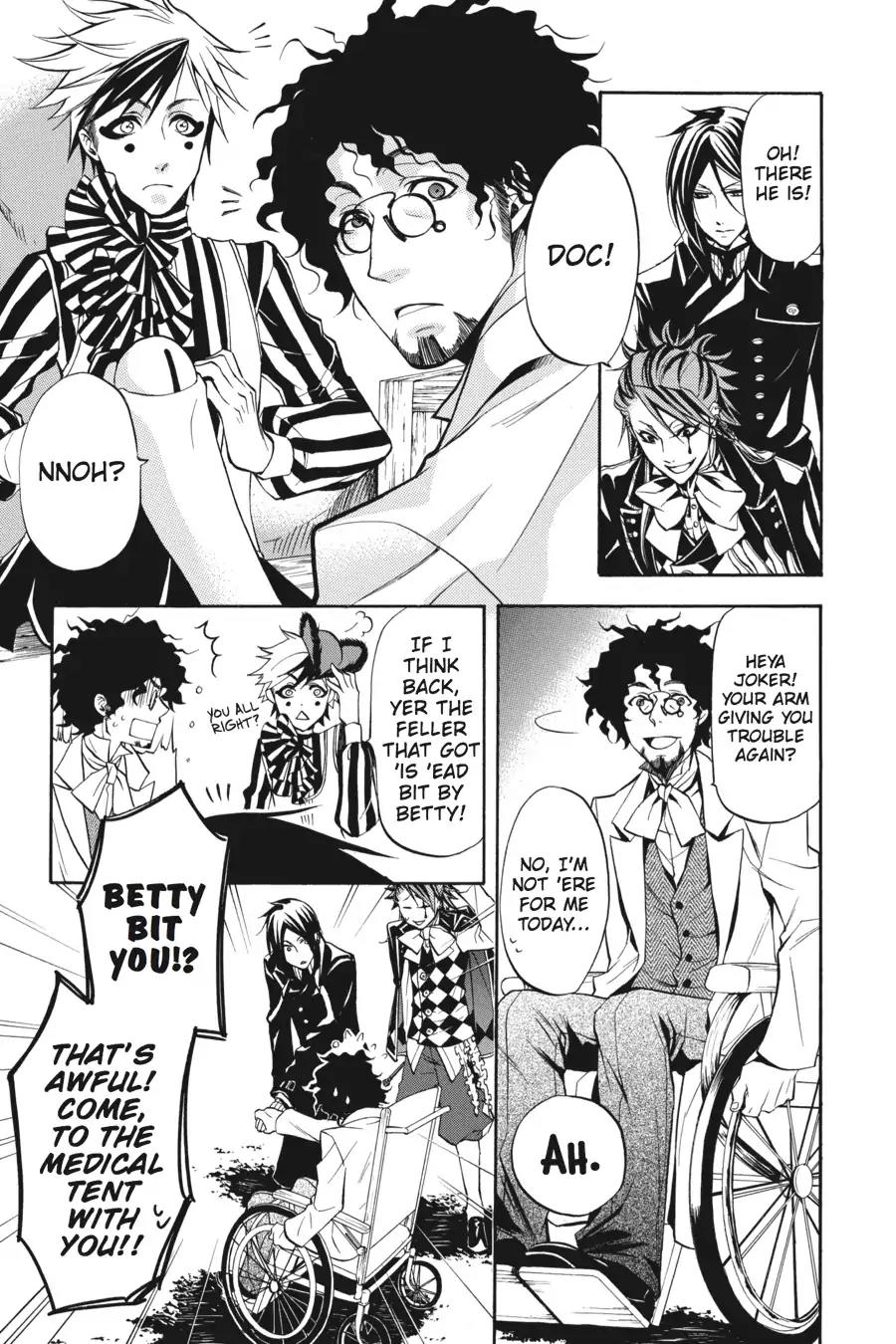 Kuroshitsuji Chapter 25 page 5 - Chapter 25: In the afternoon: The Butler, Treated