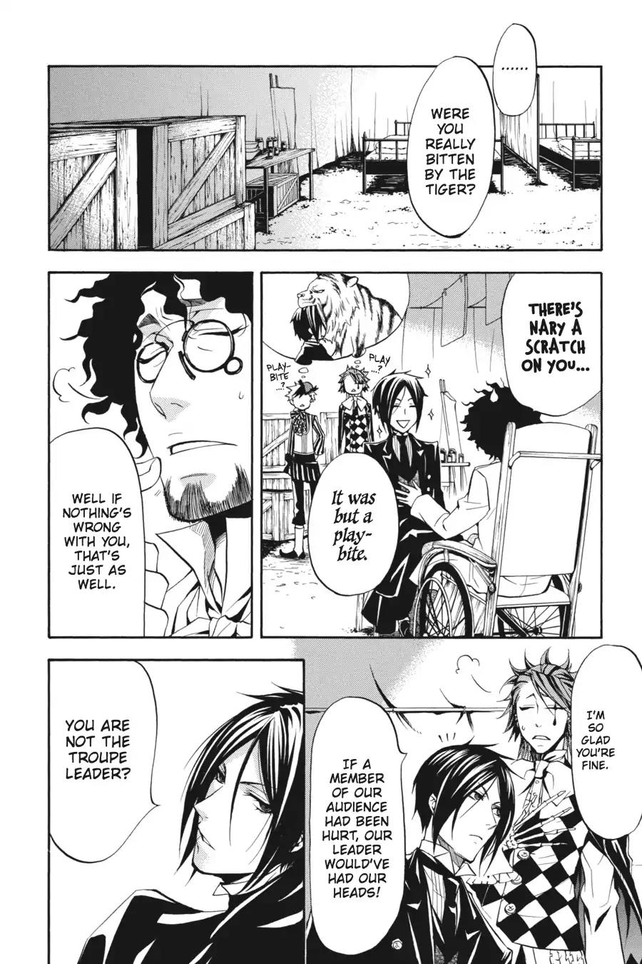 Kuroshitsuji Chapter 25 page 6 - Chapter 25: In the afternoon: The Butler, Treated