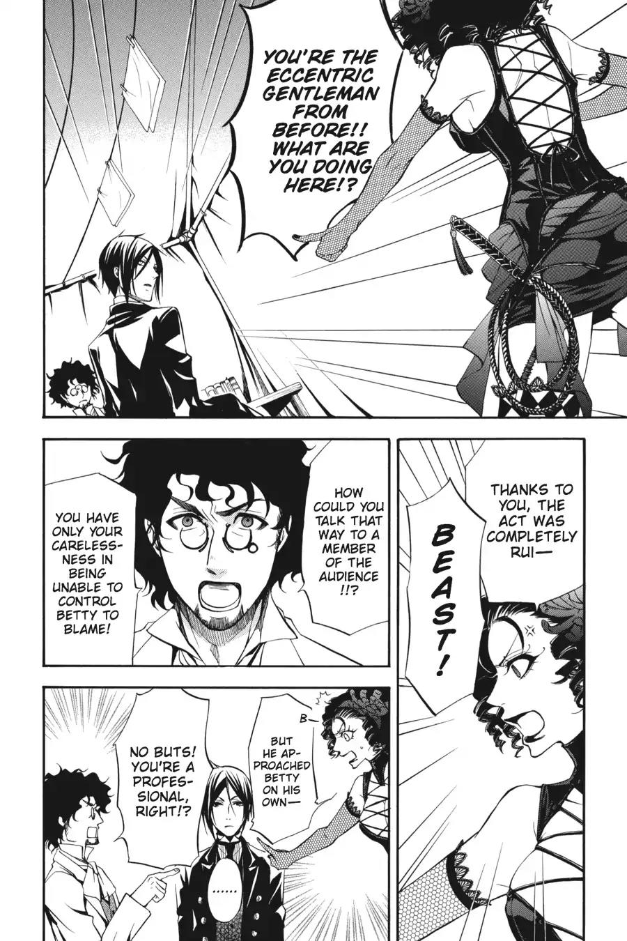 Kuroshitsuji Chapter 25 page 8 - Chapter 25: In the afternoon: The Butler, Treated