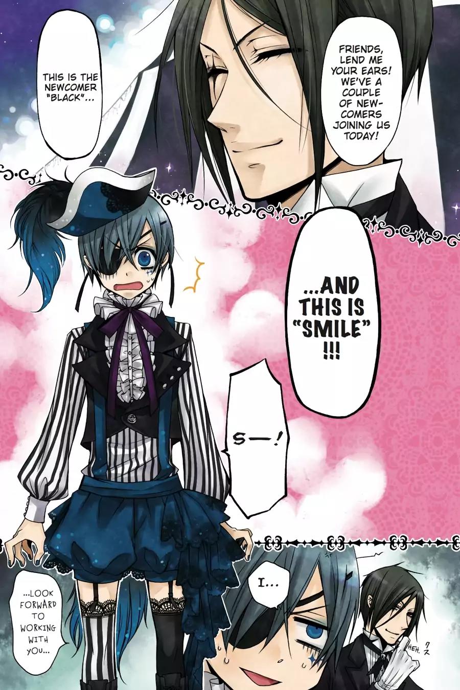 Kuroshitsuji Chapter 26 page 1 - Chapter 26: At night: The Butler, A Colleague
