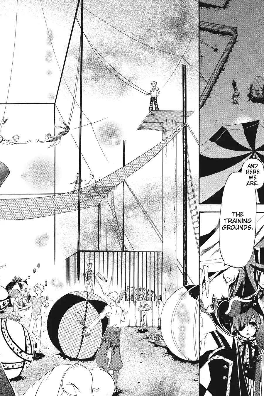 Kuroshitsuji Chapter 26 page 10 - Chapter 26: At night: The Butler, A Colleague