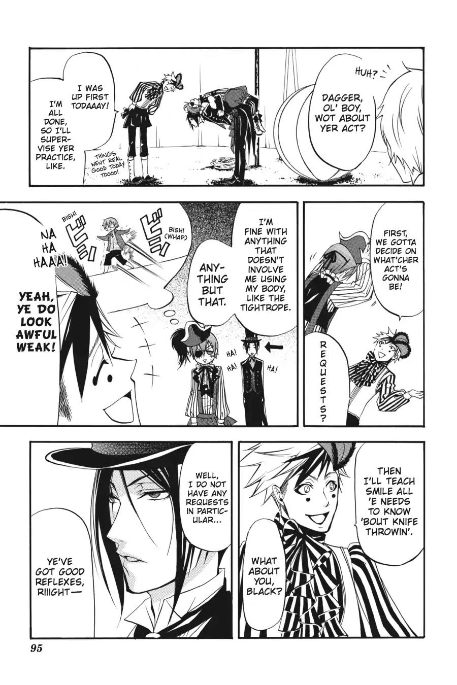 Kuroshitsuji Chapter 26 page 15 - Chapter 26: At night: The Butler, A Colleague
