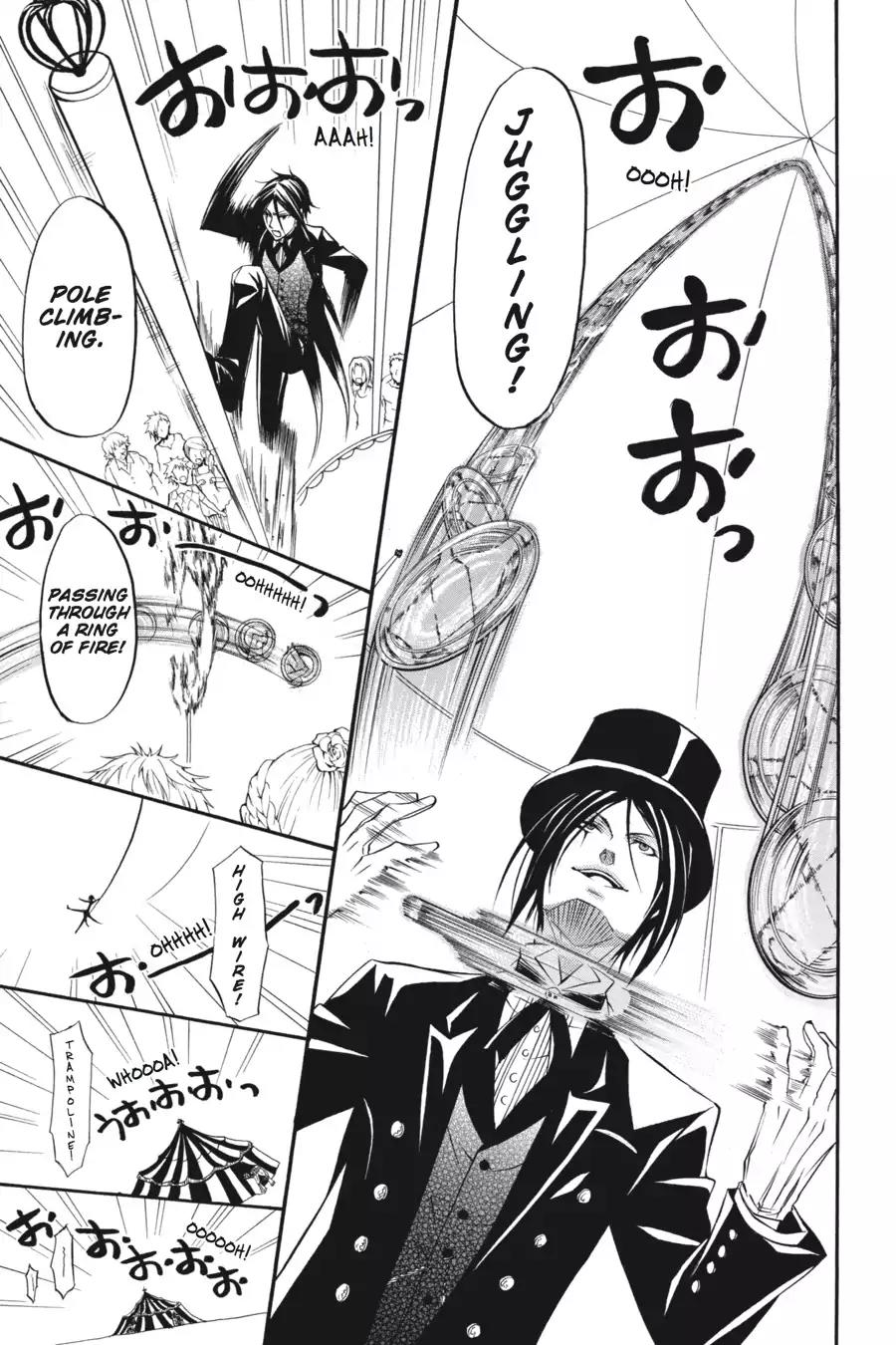 Kuroshitsuji Chapter 26 page 17 - Chapter 26: At night: The Butler, A Colleague