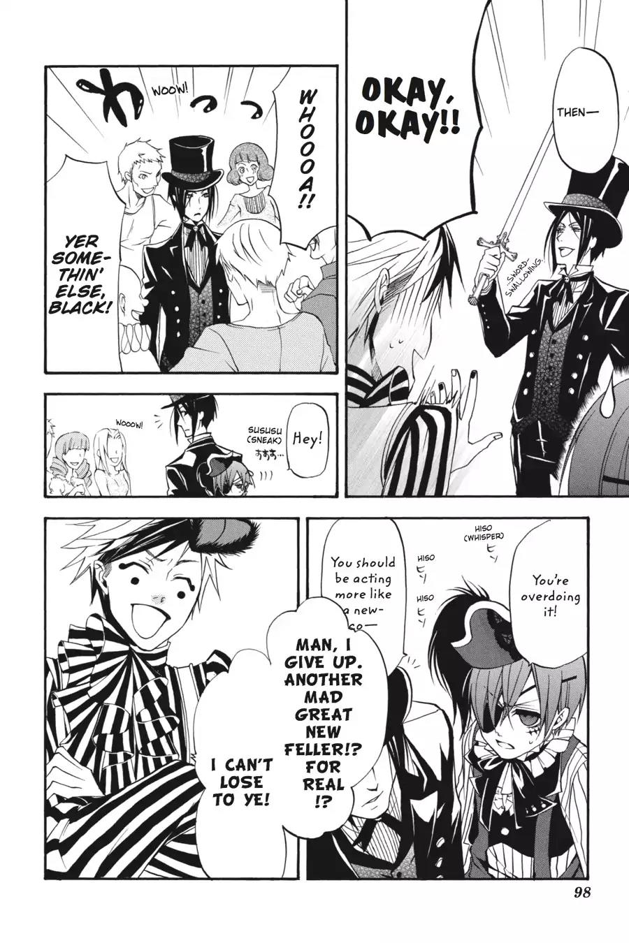 Kuroshitsuji Chapter 26 page 18 - Chapter 26: At night: The Butler, A Colleague