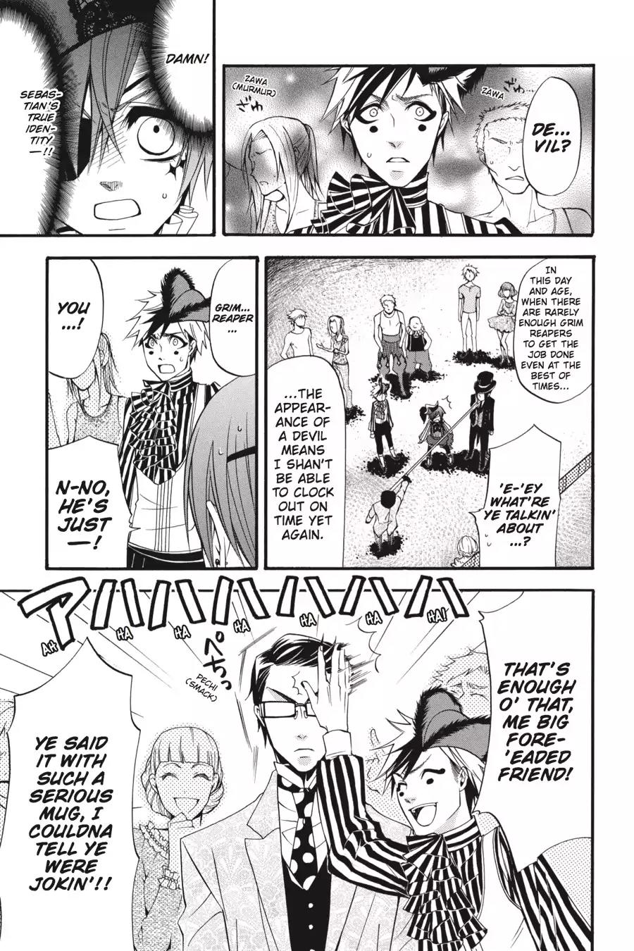 Kuroshitsuji Chapter 26 page 23 - Chapter 26: At night: The Butler, A Colleague