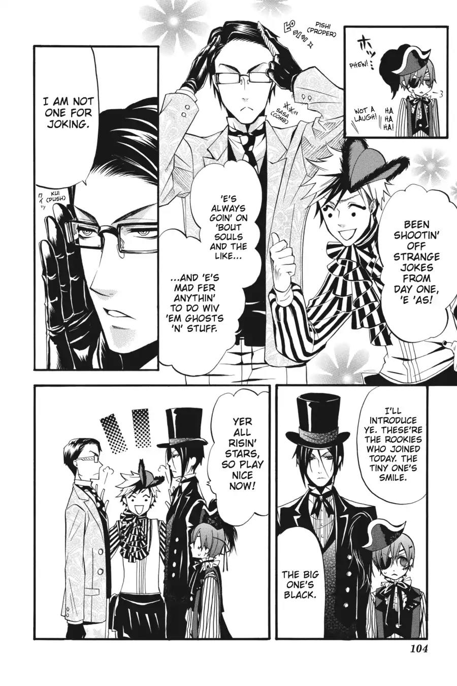 Kuroshitsuji Chapter 26 page 24 - Chapter 26: At night: The Butler, A Colleague