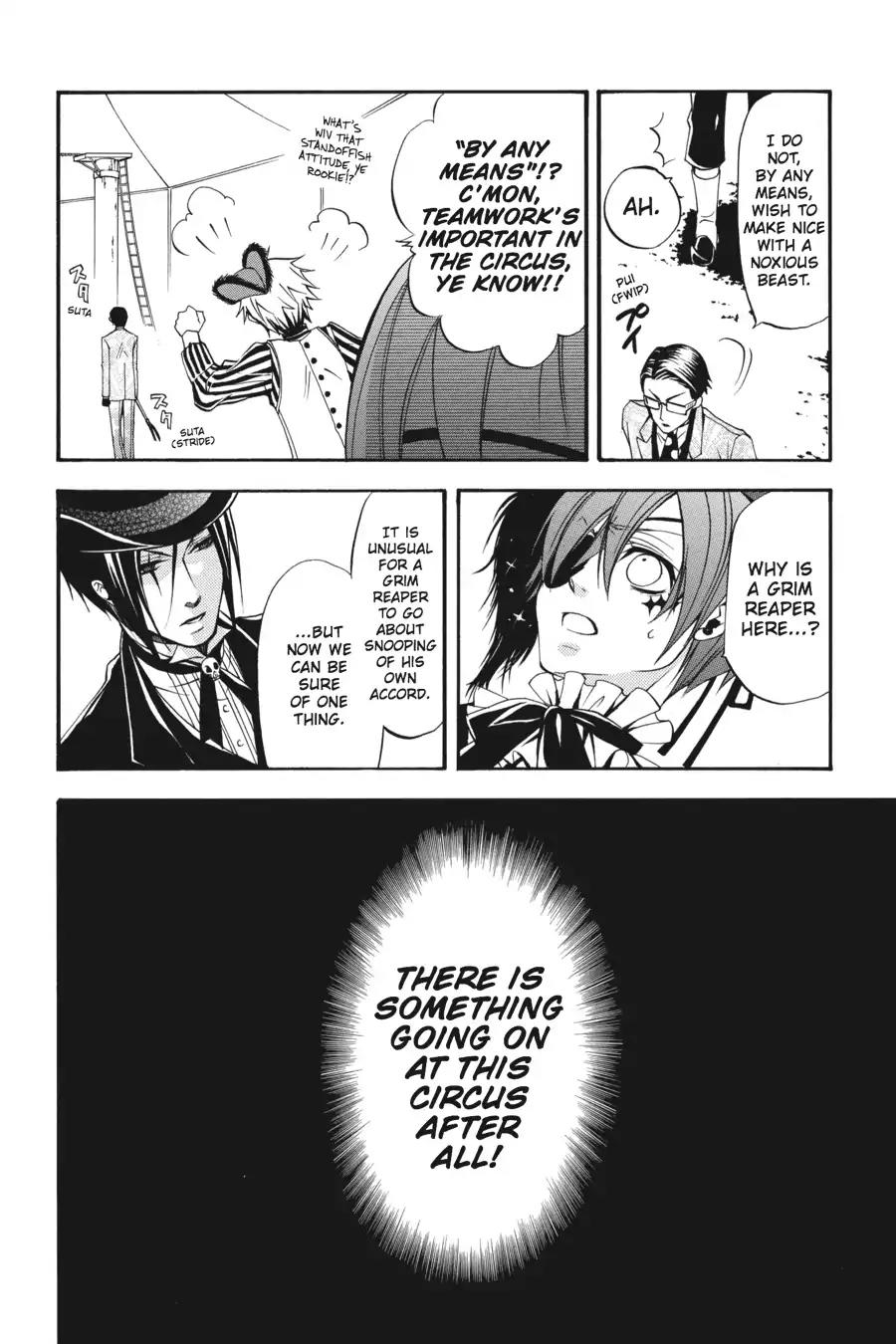 Kuroshitsuji Chapter 26 page 25 - Chapter 26: At night: The Butler, A Colleague