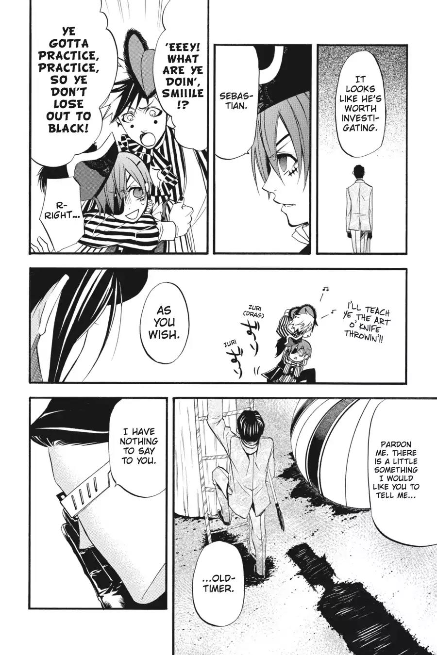 Kuroshitsuji Chapter 26 page 26 - Chapter 26: At night: The Butler, A Colleague